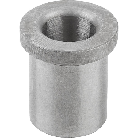 KIPP Drill Bushing W. Collar DIN172, Form:A Mild Steel 3, 4X7X16 K1022.A0340X16